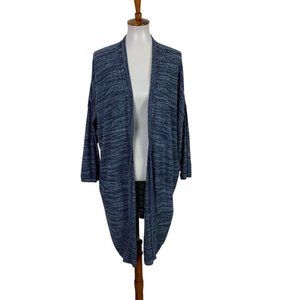 J. Jill Cardigan Sweater XL Blue Long Sleeve